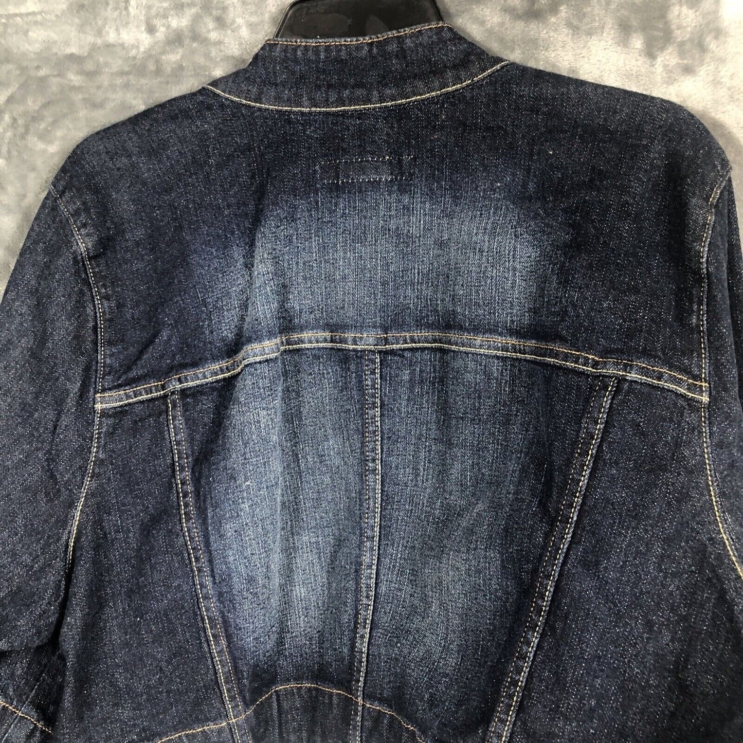 Paris Blues Womens Denim Jacket Size 3 Button-Up Crop Style
