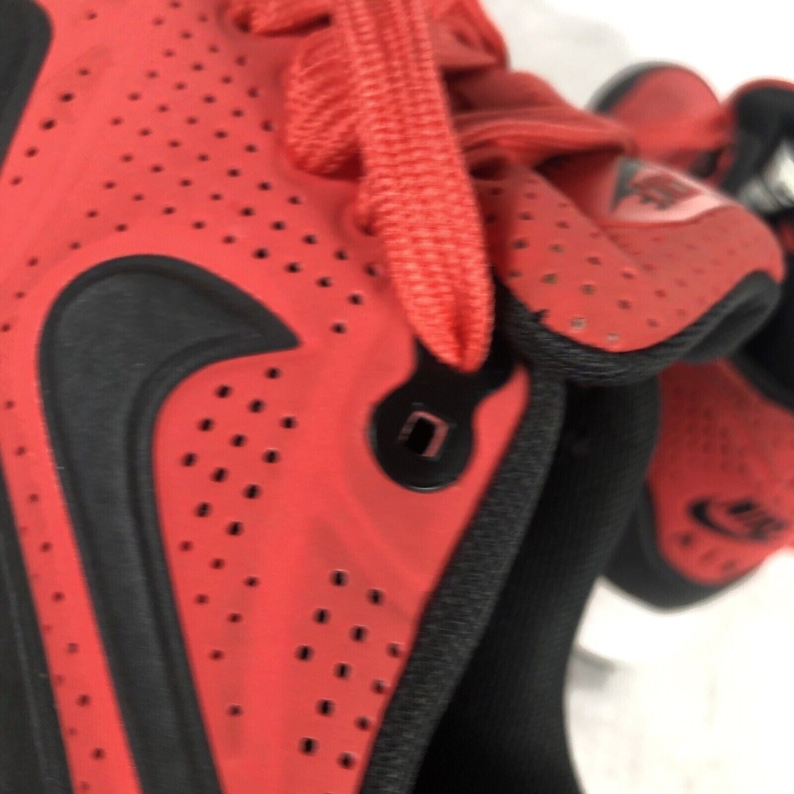 Nike Air Max Shoes Red & Black Perforated Sneakers