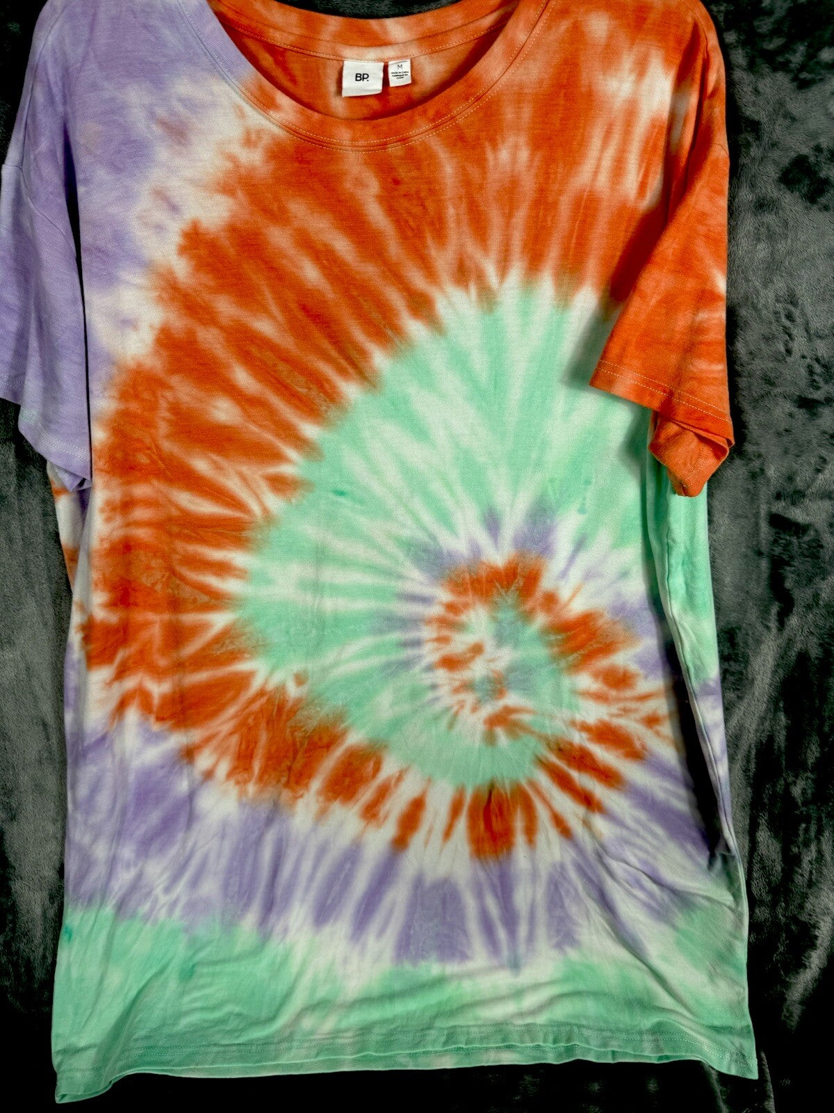 BR Shirt Hippie Tie Dye Men's T Shirt Soft Size Adult Medium Unisex Top