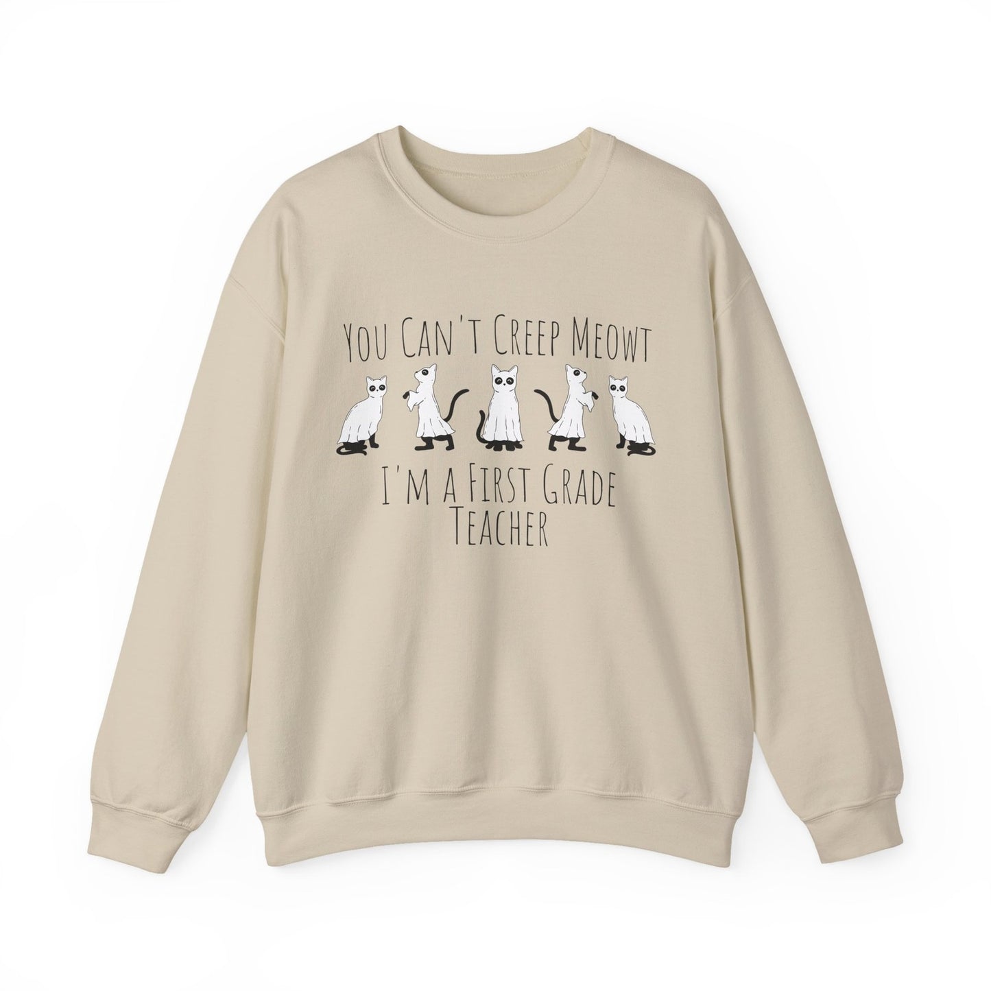 Womans Teacher Shirt You Can't Scare Me I'm a Teacher Sweatshirt, Halloween Gift