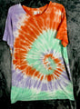 BR Shirt Hippie Tie Dye Men's T Shirt Soft Size Adult Medium Unisex Top
