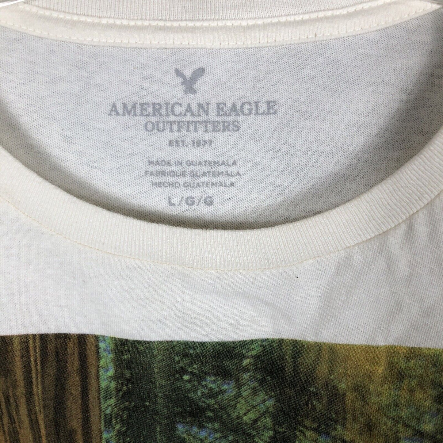 American Eagle Shirt Mens Graphic Tee Size  Large