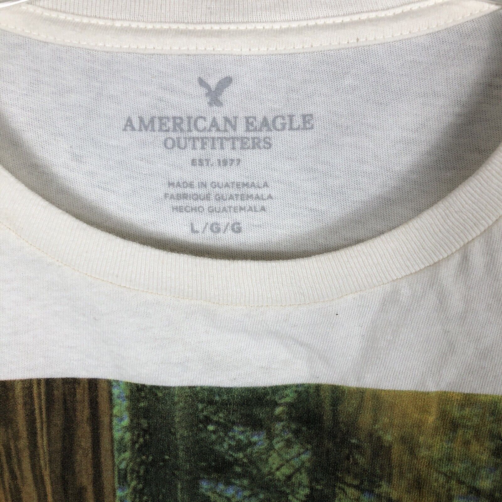 American Eagle Shirt Mens Graphic Tee Size  Large