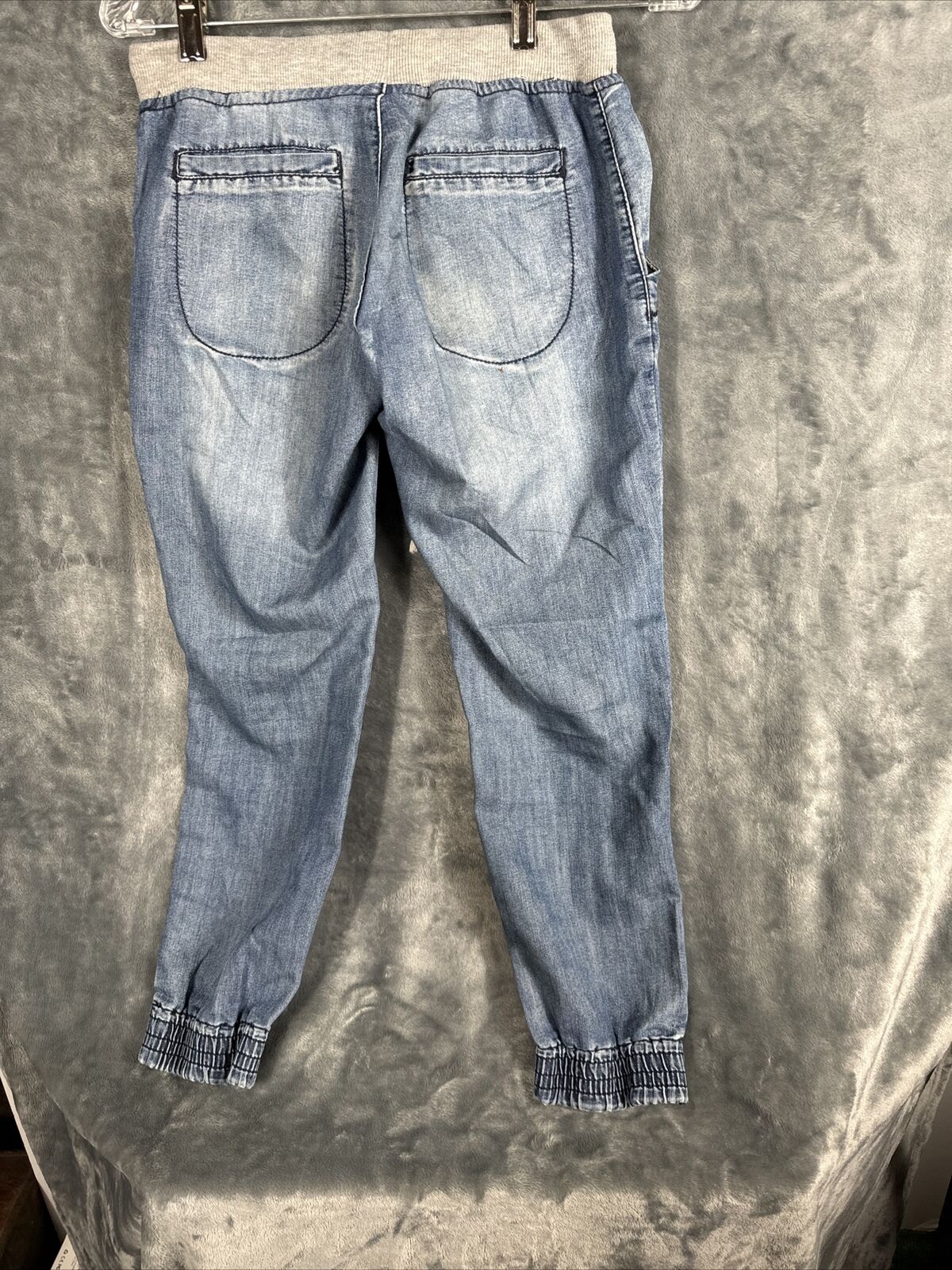 Rue 21 Pants Girls Small Distressed Soft Blue Joggers