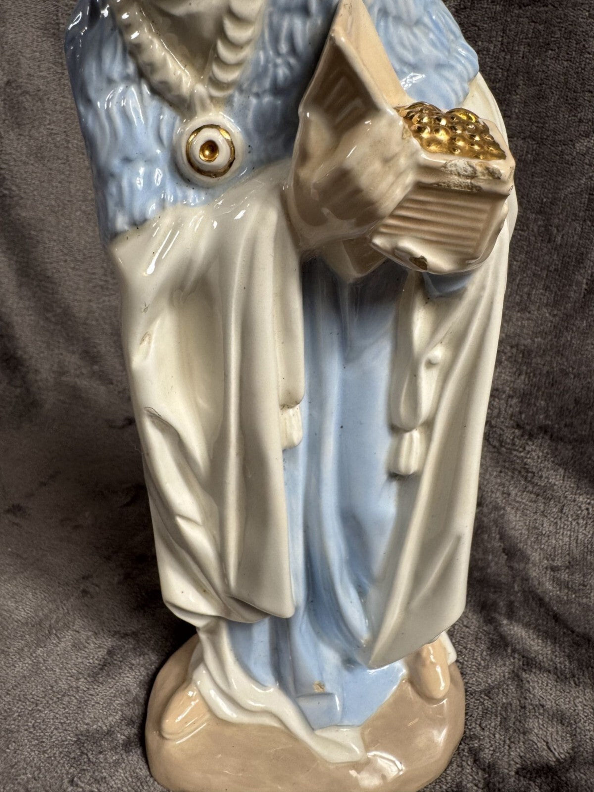 Nao by Lladro Collectible Porcelain Figurine: KING BALTHASAR WITH JUG - 11-1/4"