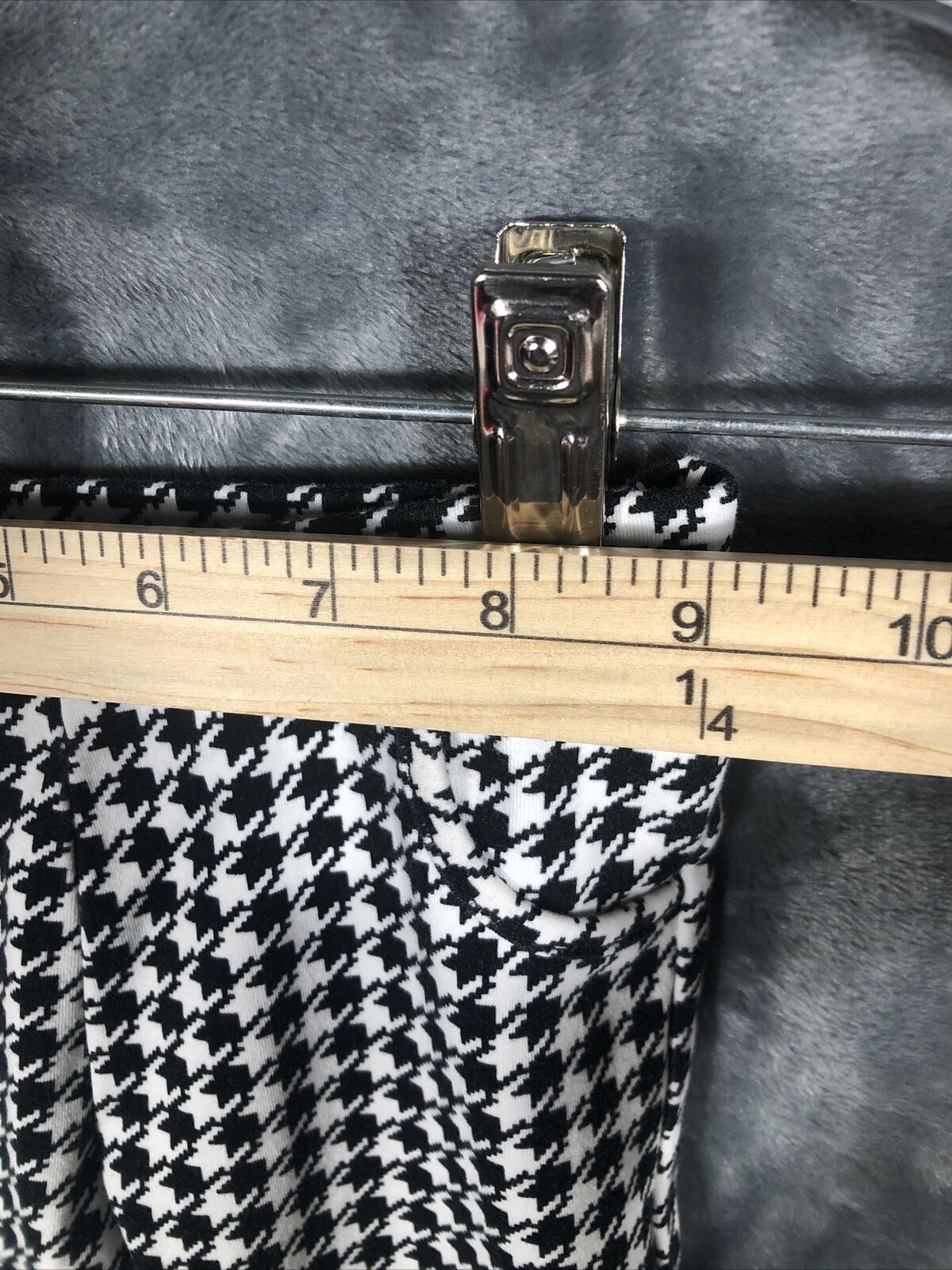Old Navy Girls Black And White Dog Tooth Stretch Pants Size 5 Toddler