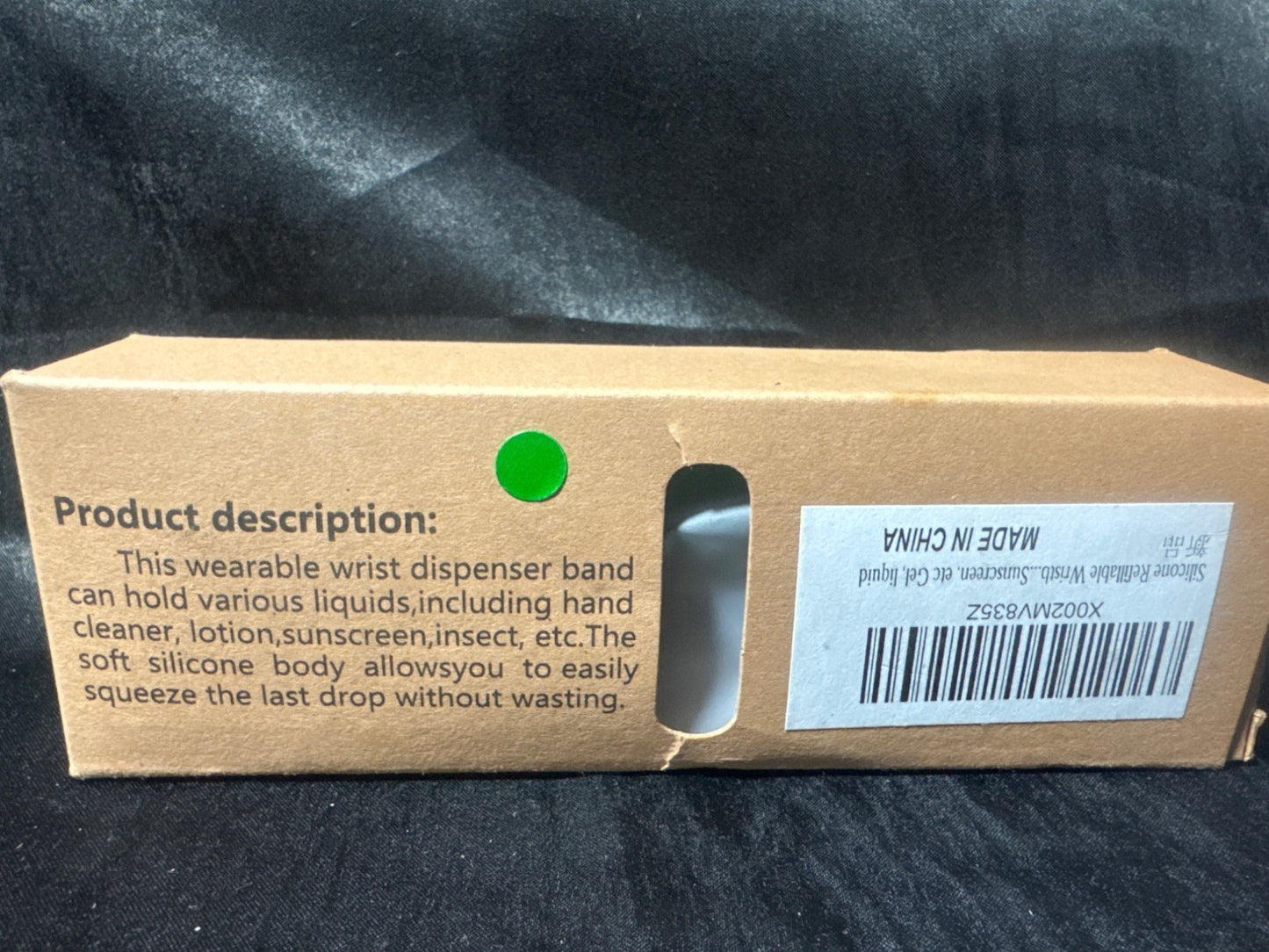 Silicone Refillable Wristband Hand Sanitizer Dispenser For Liquid Sunscreen
