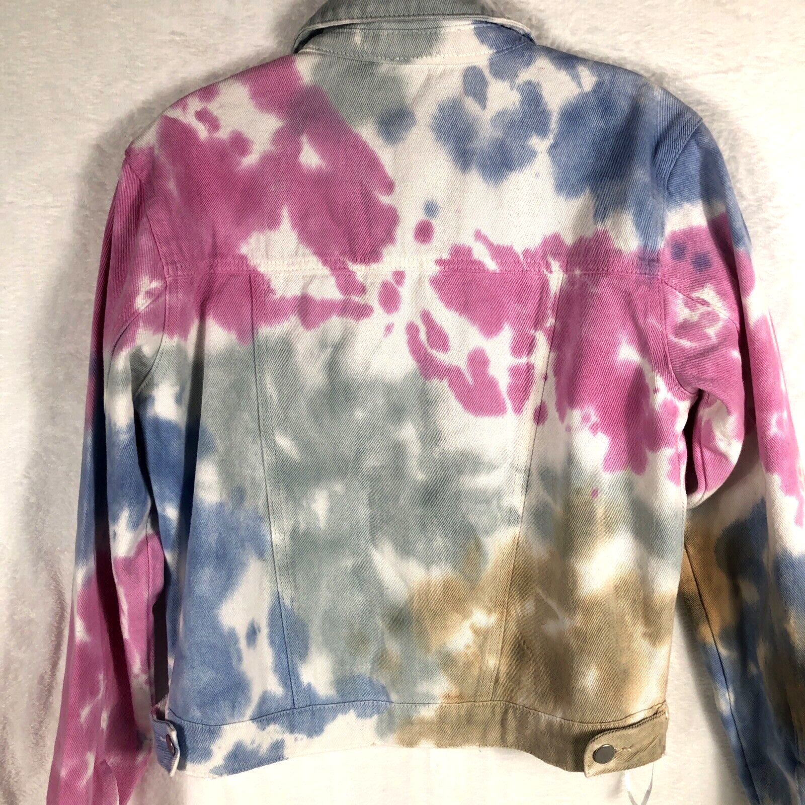 Andree Woman's Denim Tie-Dyed Jacket By Unit Size Small