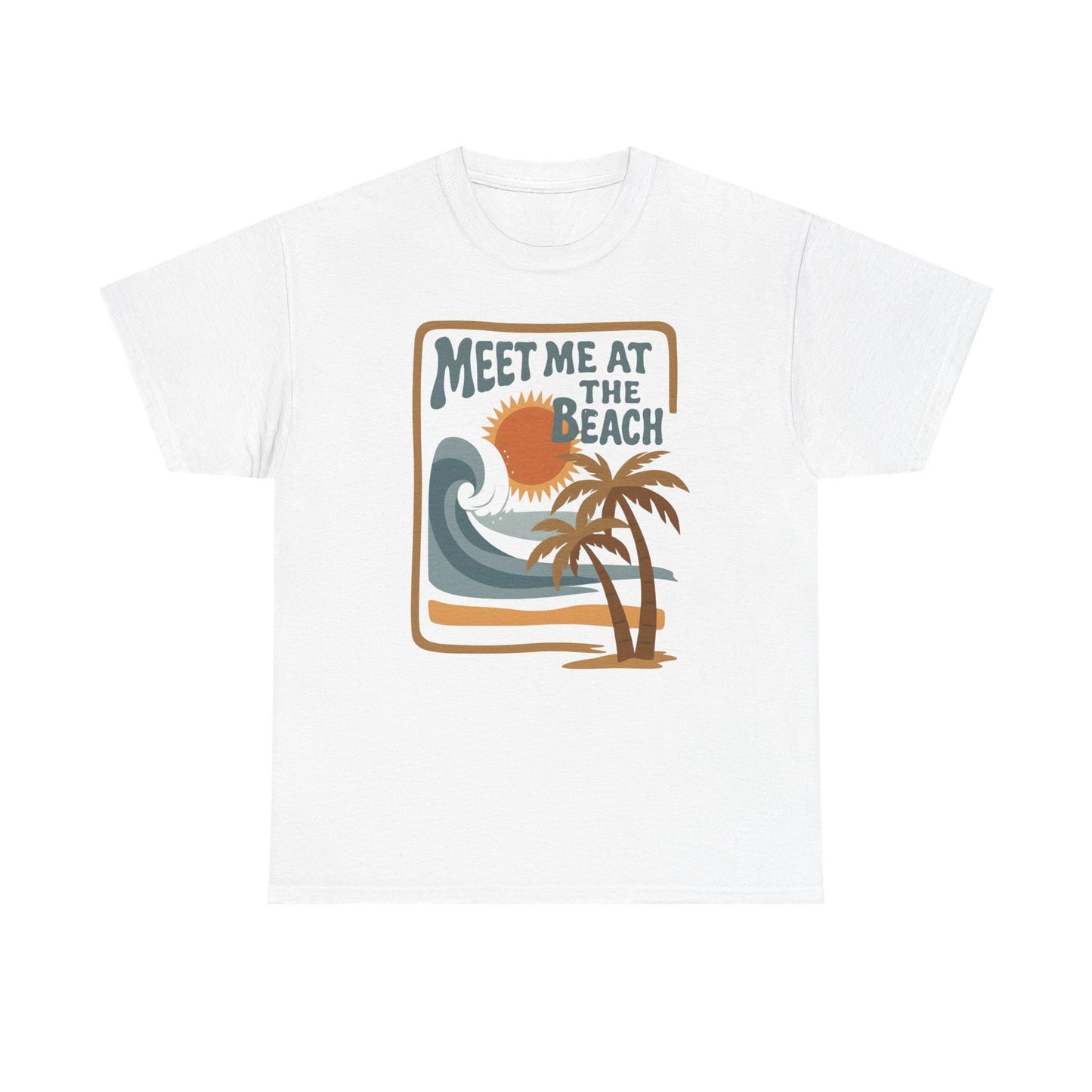 Womans T Shirt Meet Me at the Beach Shirt Summer Top All Sizes