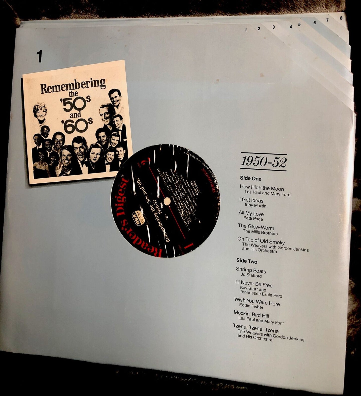 Remembering the '50s and '60s Various Artist Reader's Digest 8 Record Set 1979