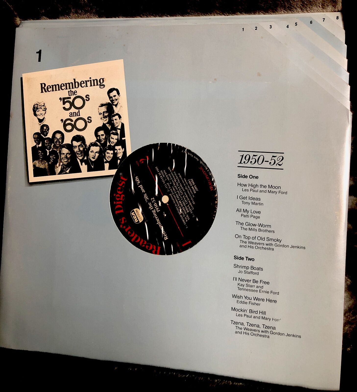 Remembering the '50s and '60s Various Artist Reader's Digest 8 Record Set 1979