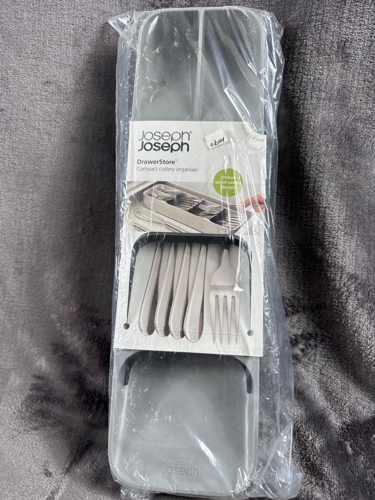 Joseph Joseph DrawerStore Compact Cutlery Organiser Space-Saving Design