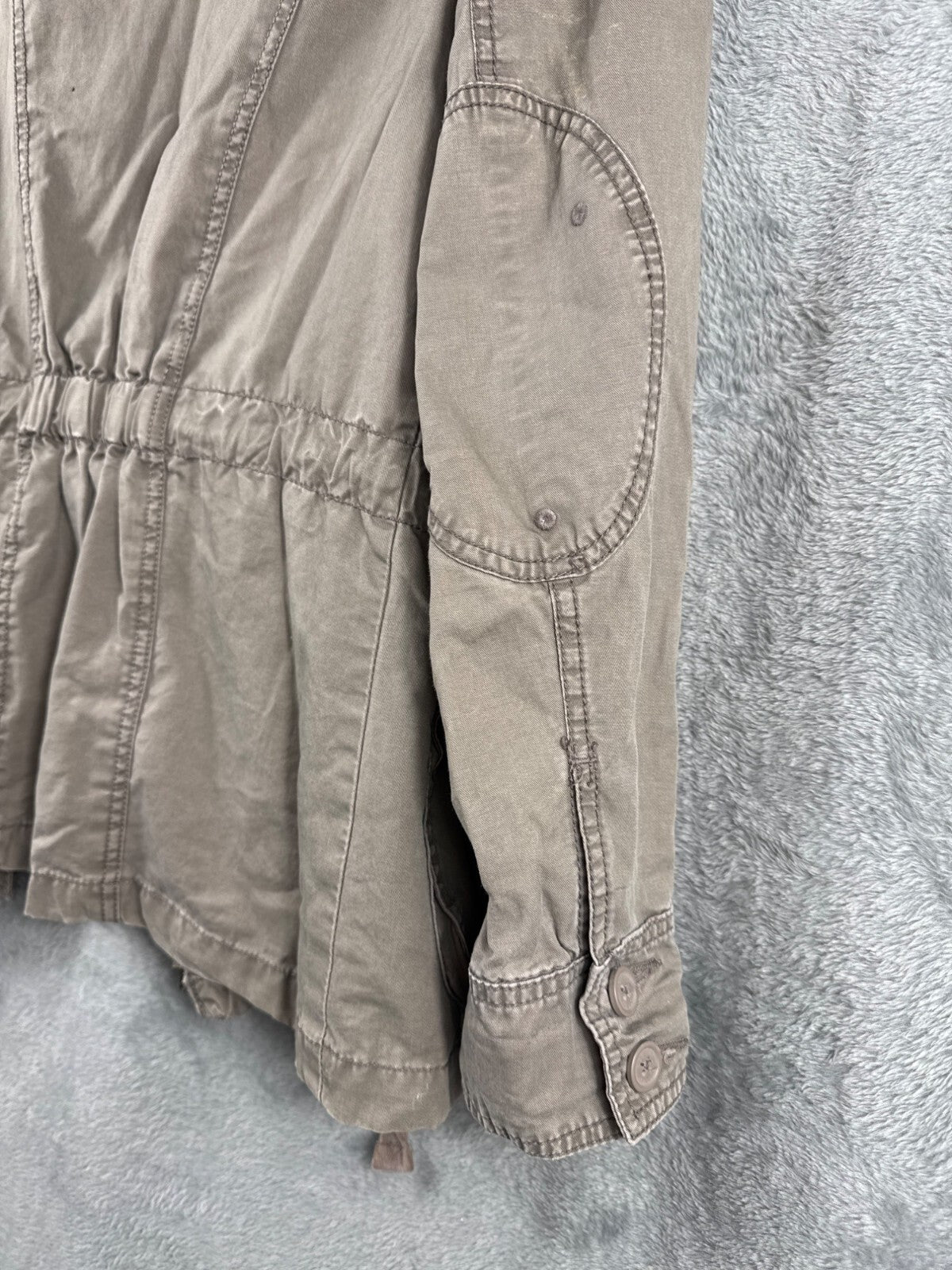 Mossimo Supply Co. Womens Jacket Army Green Utility Coat Size S