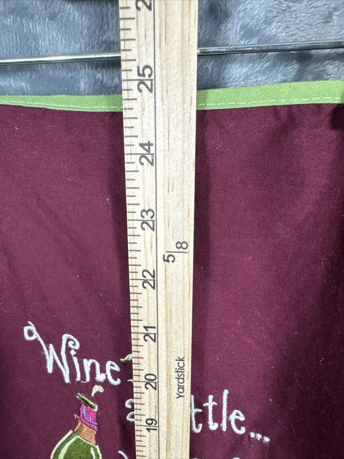 Kay Dee Designs Apron 'Wine a Little... You'll Feel Better' Kitchen Ruffles Wine