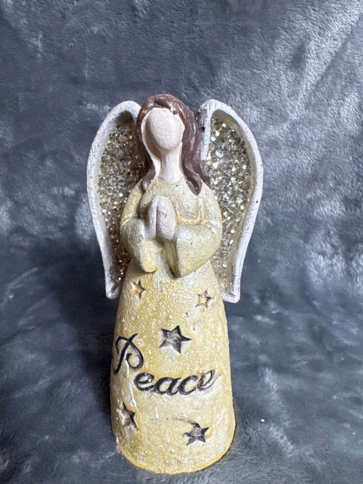 Christmas Holiday Angel Figurines & Grinch Star Ornament Gift Set Noel Cup