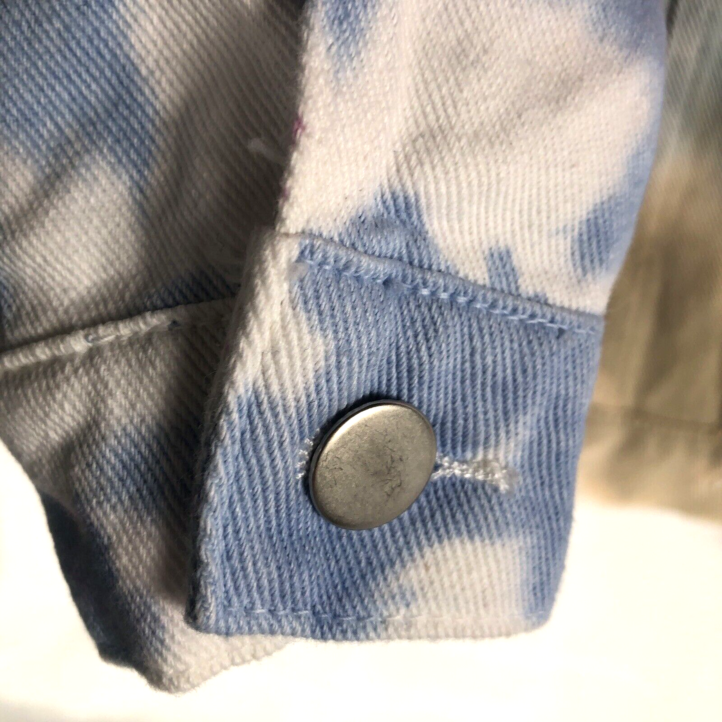 Andree Woman's Denim Tie-Dyed Jacket By Unit Size Small