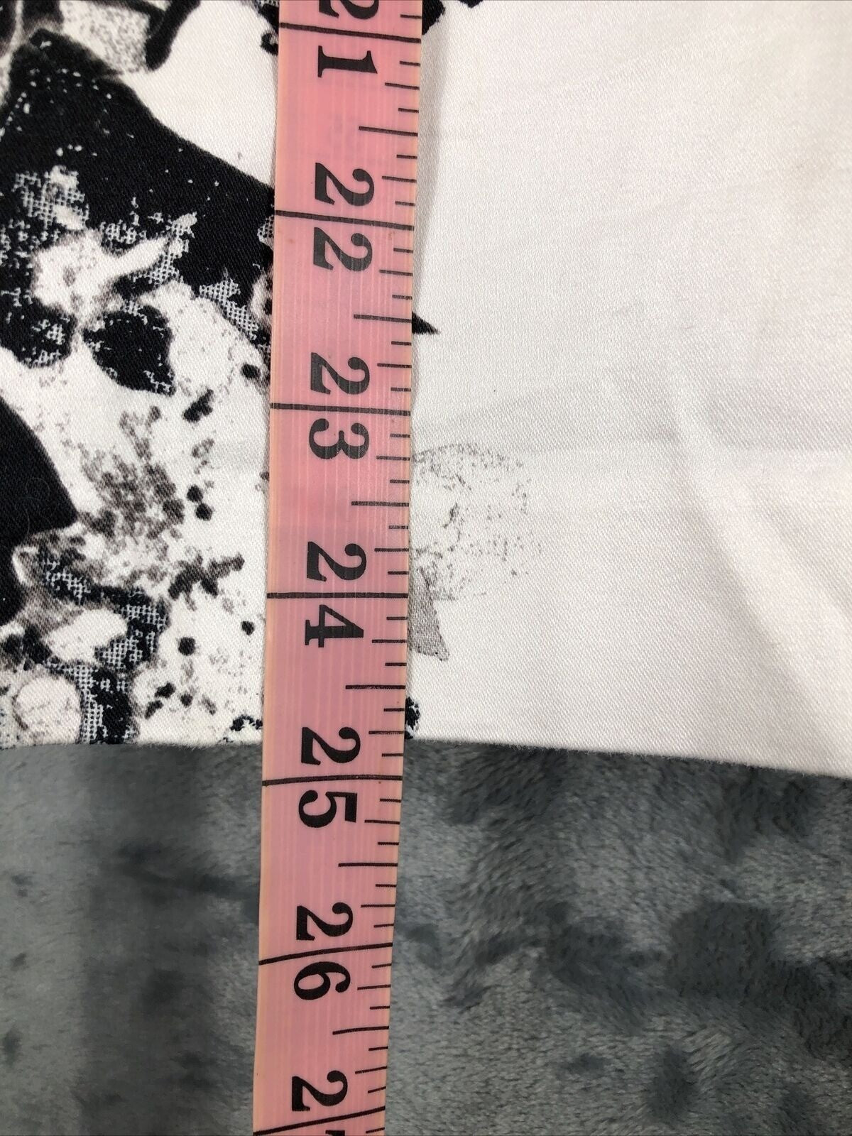 Lane Bryant Womens Floral Pencil Skirt Size 24 Black & White Cotton Blend