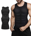 Mens Compression Tank Tops 2 pack Slimming Vest Undershirts Body Shaper