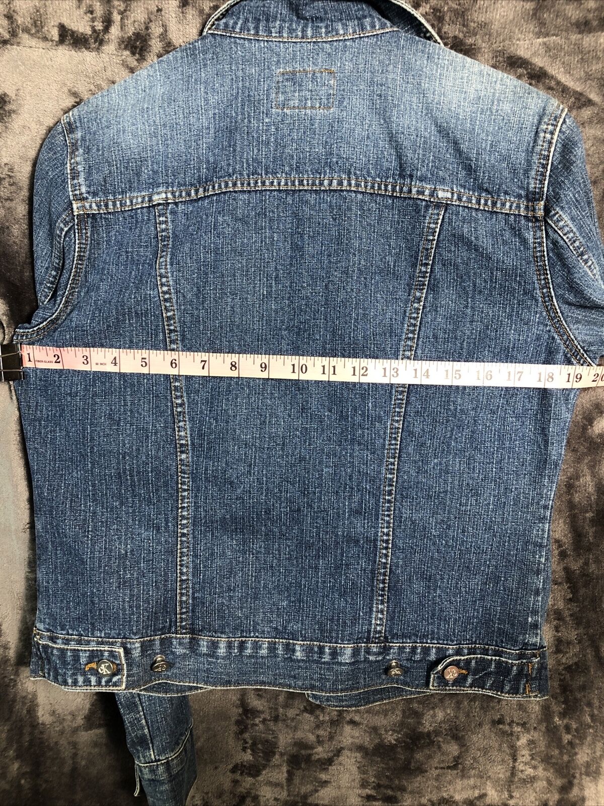 Calvin Klein Jean Jacket Denim Size M Women’s Pockets