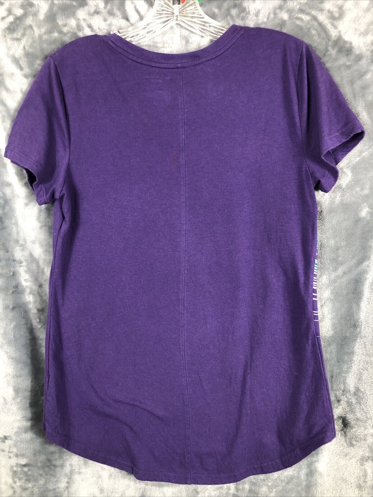 Tel Gear Womans Shirt Purple Teal Top Women’s Size Small T Shirt
