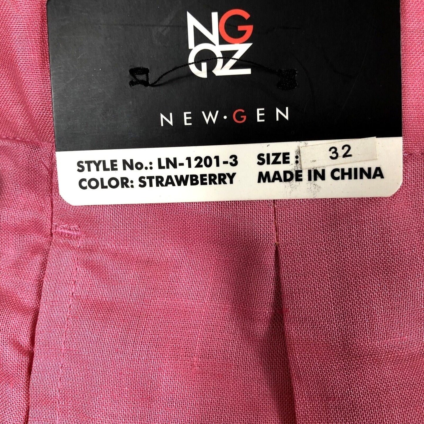 Mens Golf Slacks New Gen Golf Pants Mens Strawberry Comfort Size 32/32