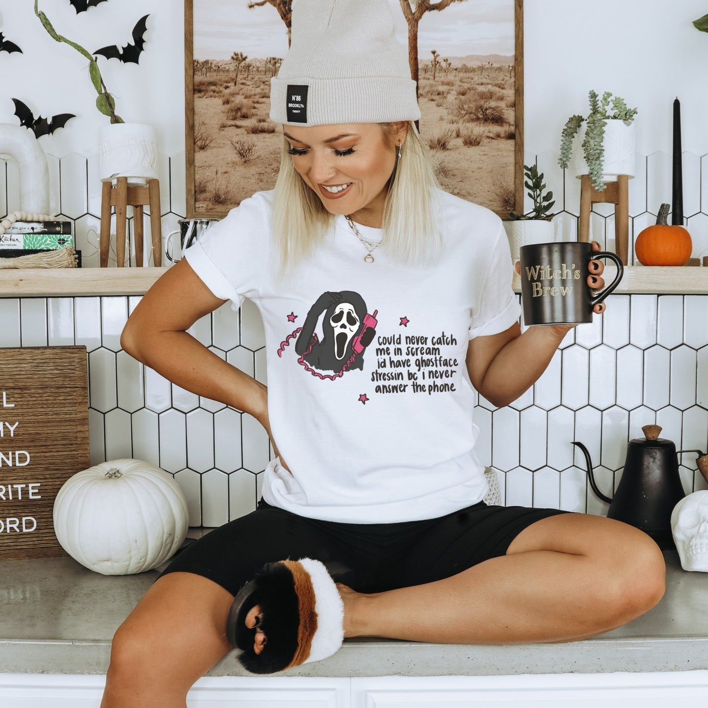Womans Halloween Shirt Ghostface Tee, Scream Movie Shirt, Horror Movie Scary Top