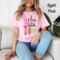 Womans Teaching T Shirt I Love to Teach Teacher Shirt Gift Back to School Wear
