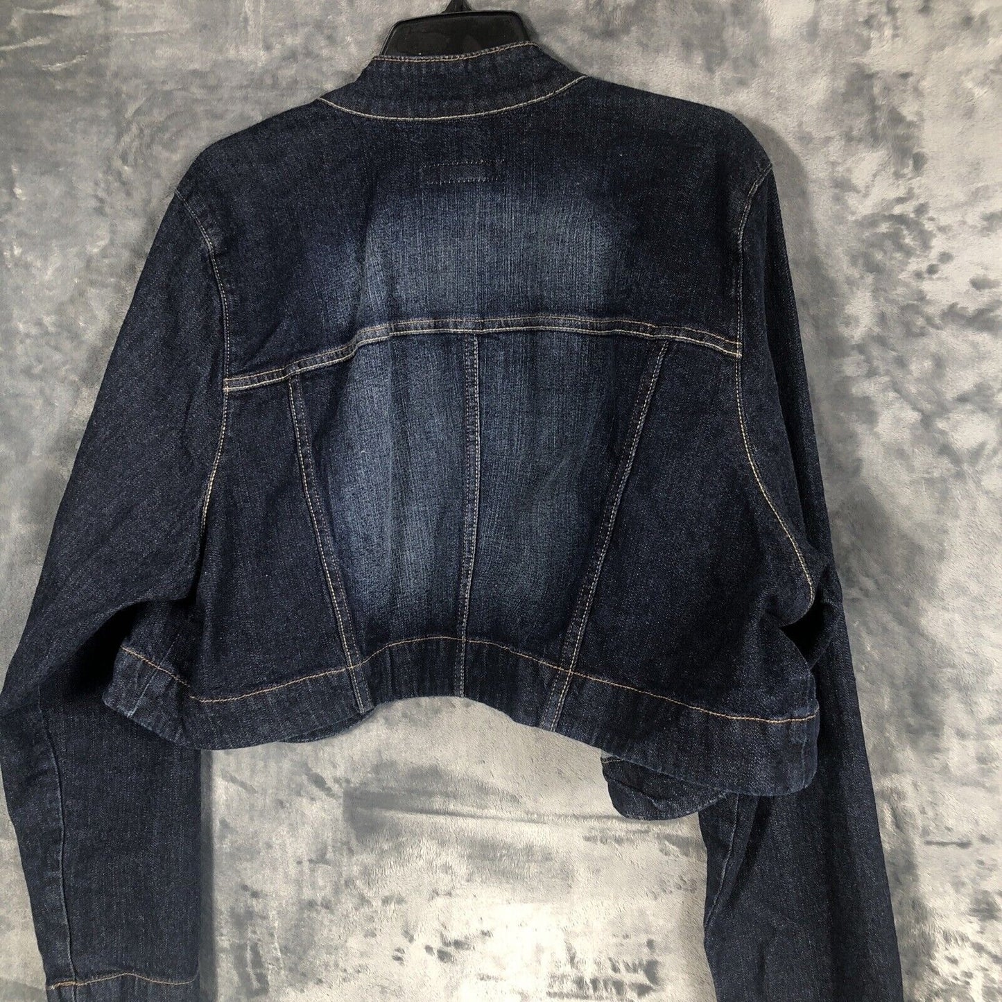 Paris Blues Womens Denim Jacket Size 3 Button-Up Crop Style