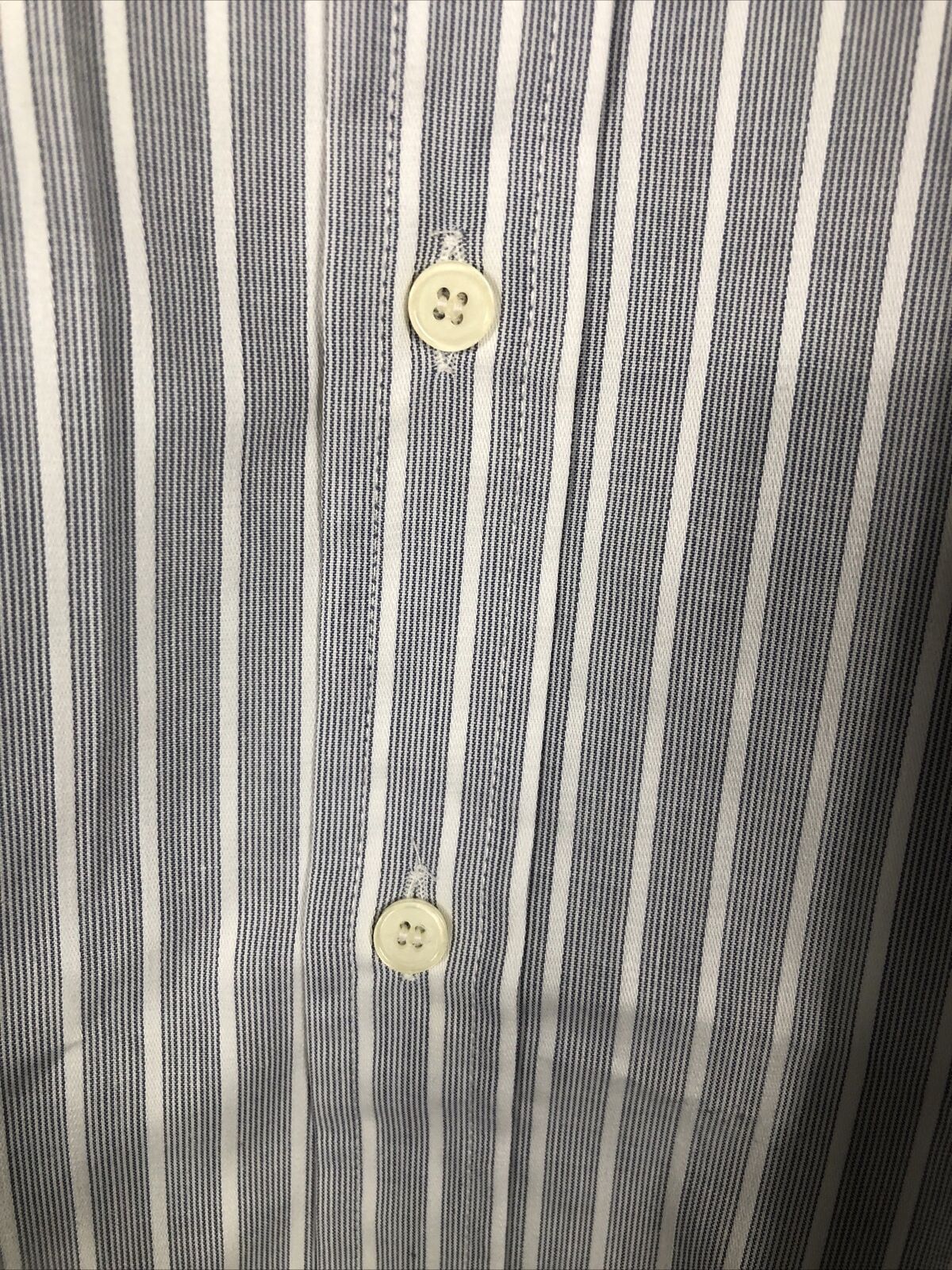 Saint Michael Men’s Shirt Button Down Long Sleeve 17 1/2 Neck 44 Stripped￼