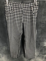 Old Navy Girls Black And White Dog Tooth Stretch Pants Size 5 Toddler