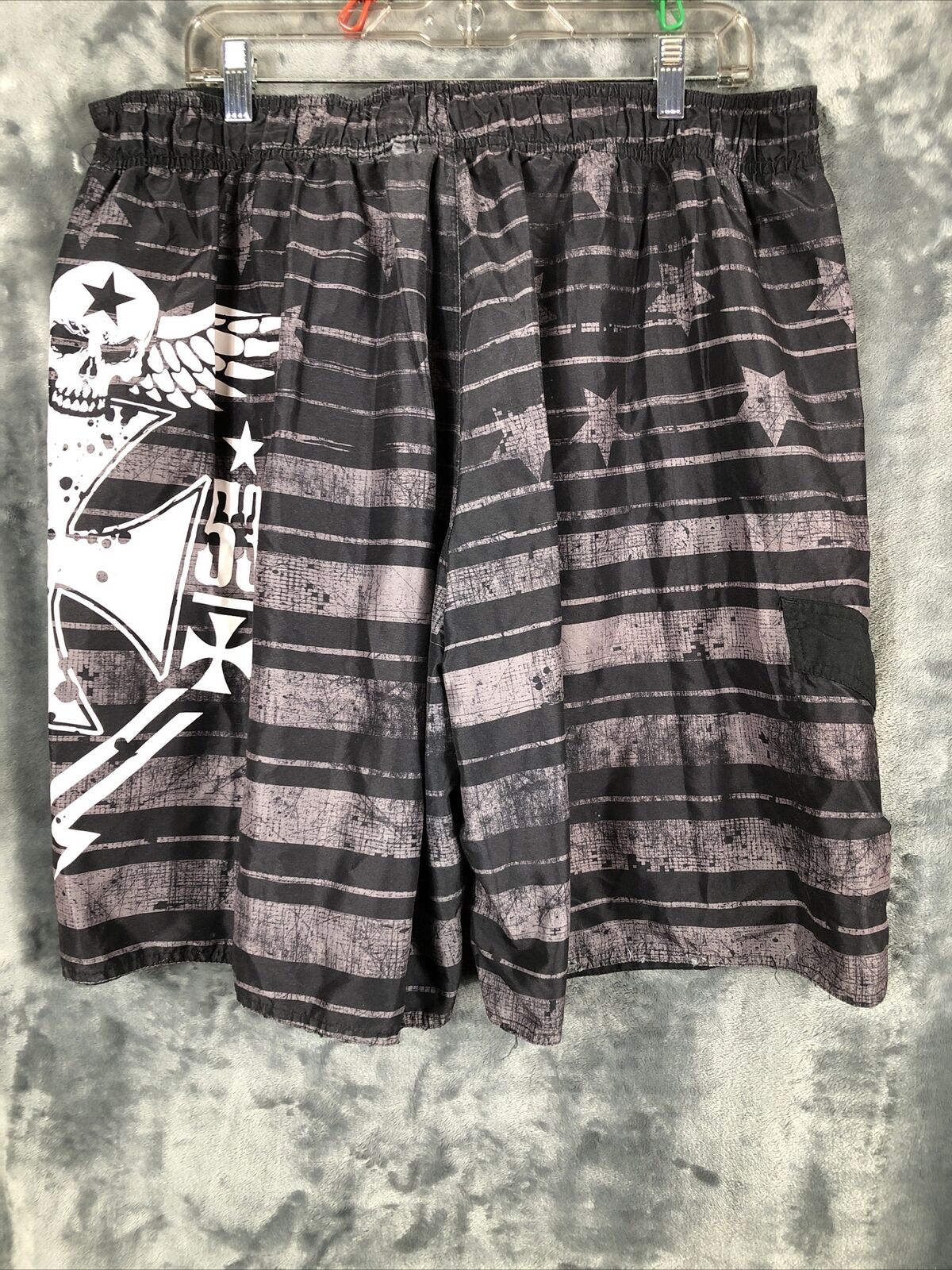 Joe Boxer Shorts Mens Size X-LARGE Pockets  Graphic Detail