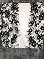 Lane Bryant Womens Floral Pencil Skirt Size 24 Black & White Cotton Blend