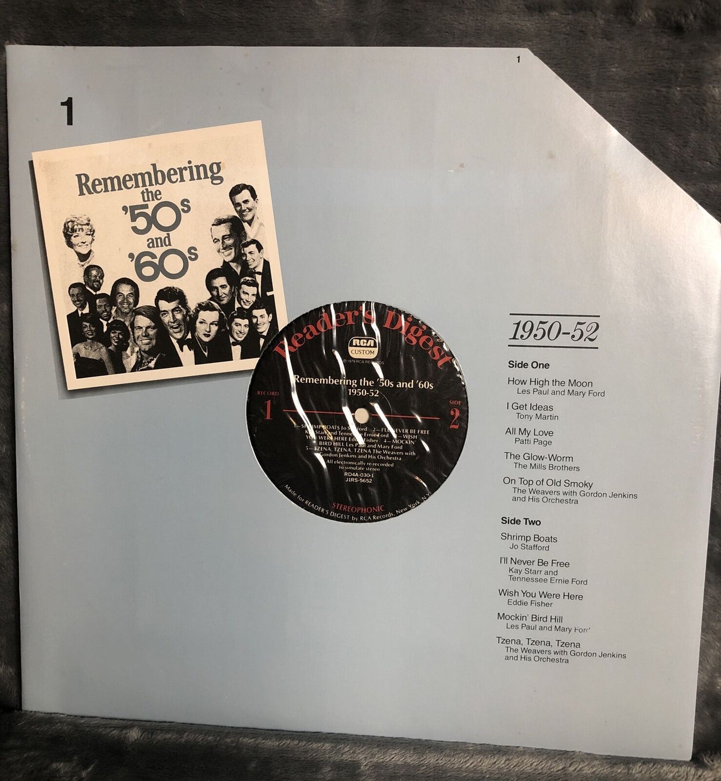 Remembering the '50s and '60s Various Artist Reader's Digest 8 Record Set 1979