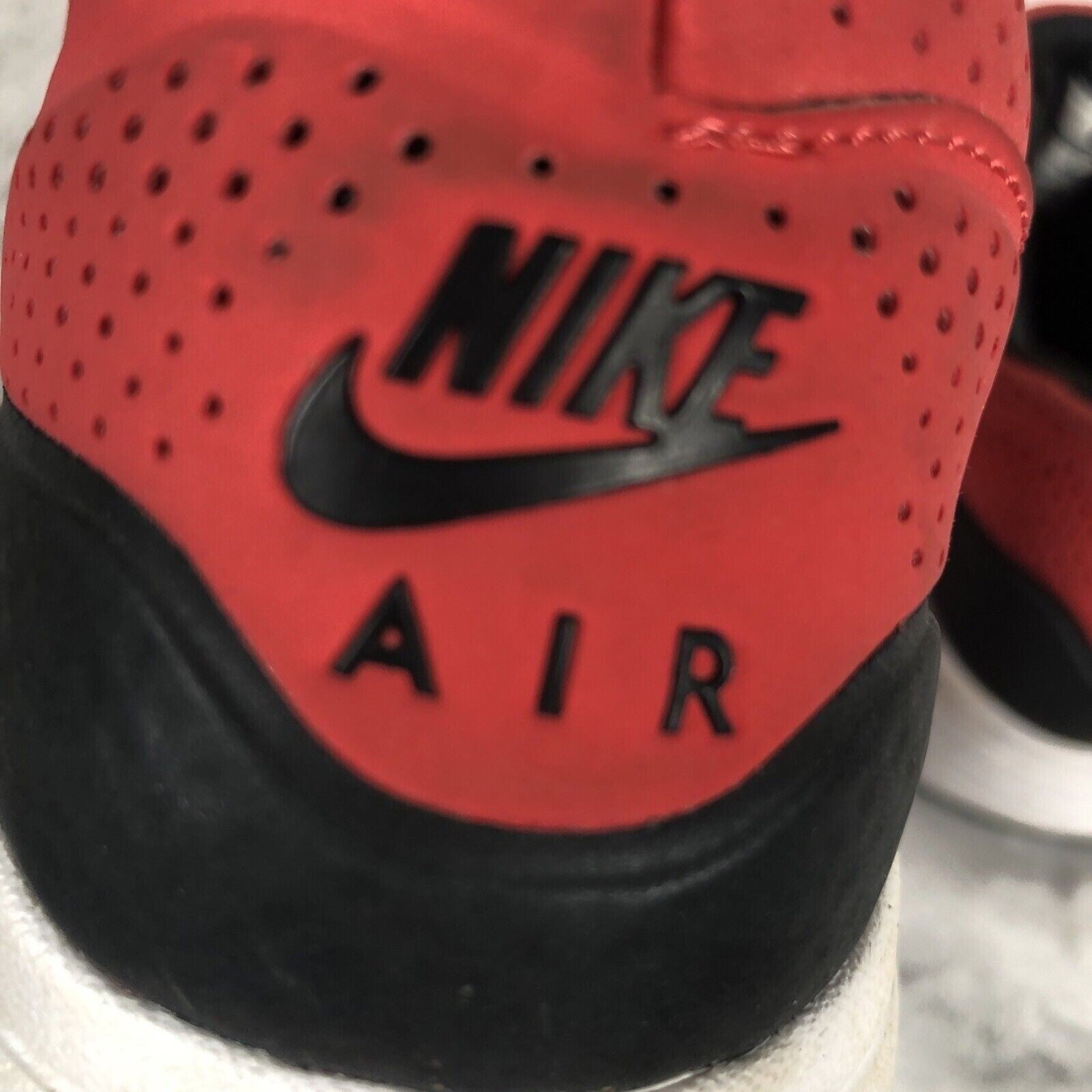 Nike Air Max Shoes Red & Black Perforated Sneakers