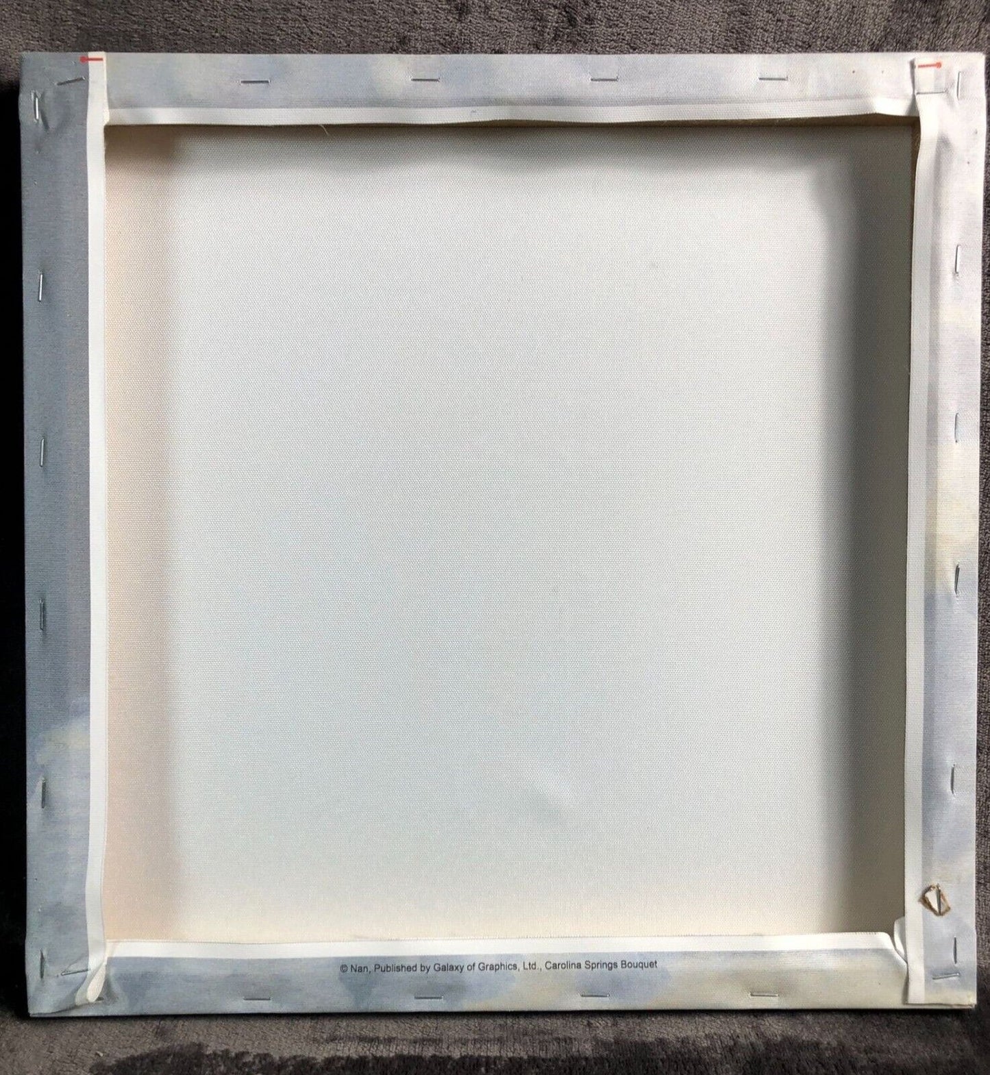 White Floral Canvas Art 12"x12" Vase Of Flowers Modern Home Decor