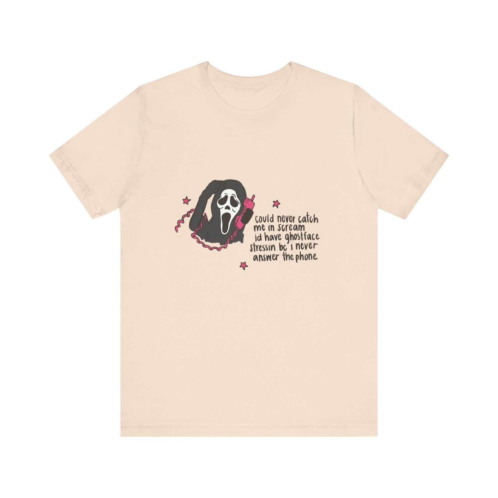 Womans Halloween Shirt Ghostface Tee, Scream Movie Shirt, Horror Movie Scary Top