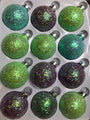 Richland Glass Christmas Ornaments Set Of 12 - 2
