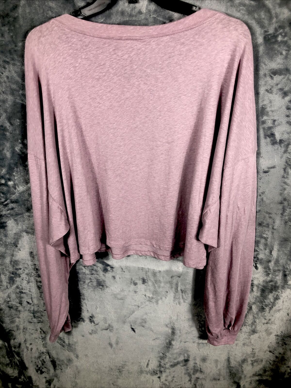 Lulus Womens Blouse Top T Shirt Size M Medium Long Sleeve Stretch Comfort Casual