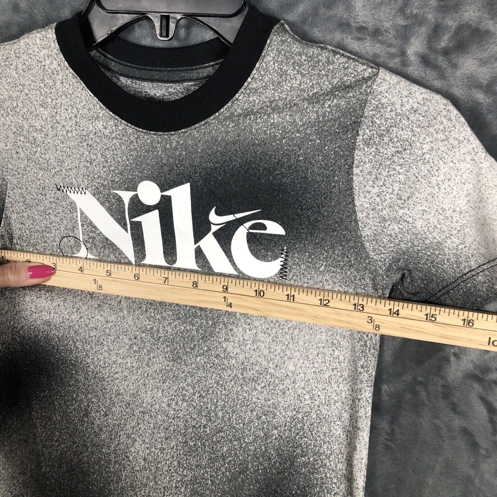 Nike Kids Black & White Short Sleeve Graphic Tee