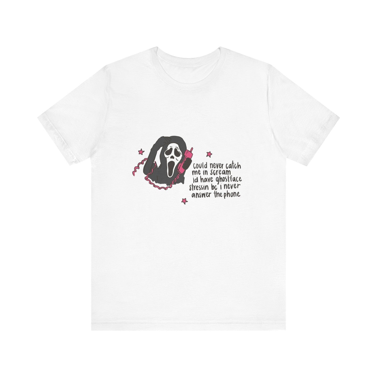 Womans Halloween Shirt Ghostface Tee, Scream Movie Shirt, Horror Movie Scary Top