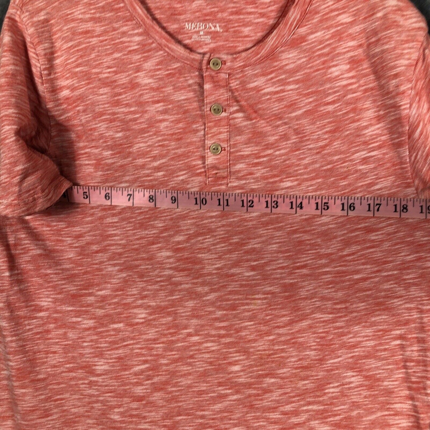 Merona  Women’s Tee shirt, Size M , Button Neck