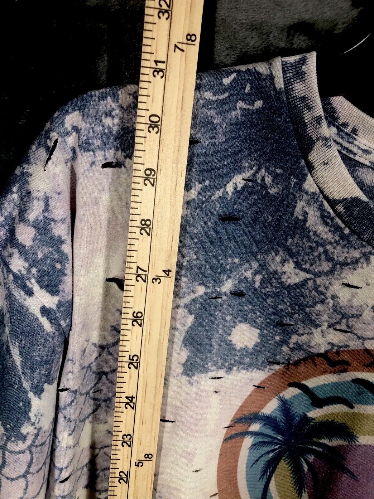 Beach Therapy T-Shirt Women’s Distressed Mermaid Custom Adult Size Extra Large