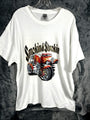 Men’s Classic Car Shirt Smokin & Stroking Hot Rod T Shirt Adult X Large T Shirt