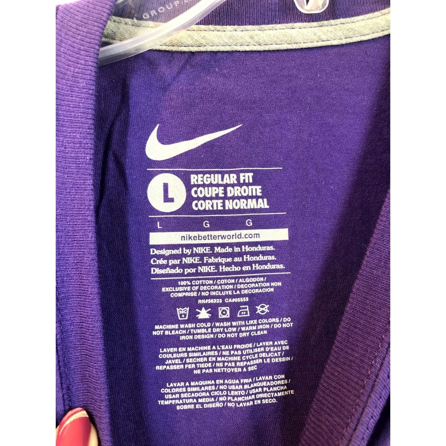 Nike Men's T Shirt Logo Swoosh Printed Athletic Active Short Sleeve Shirt Adult
