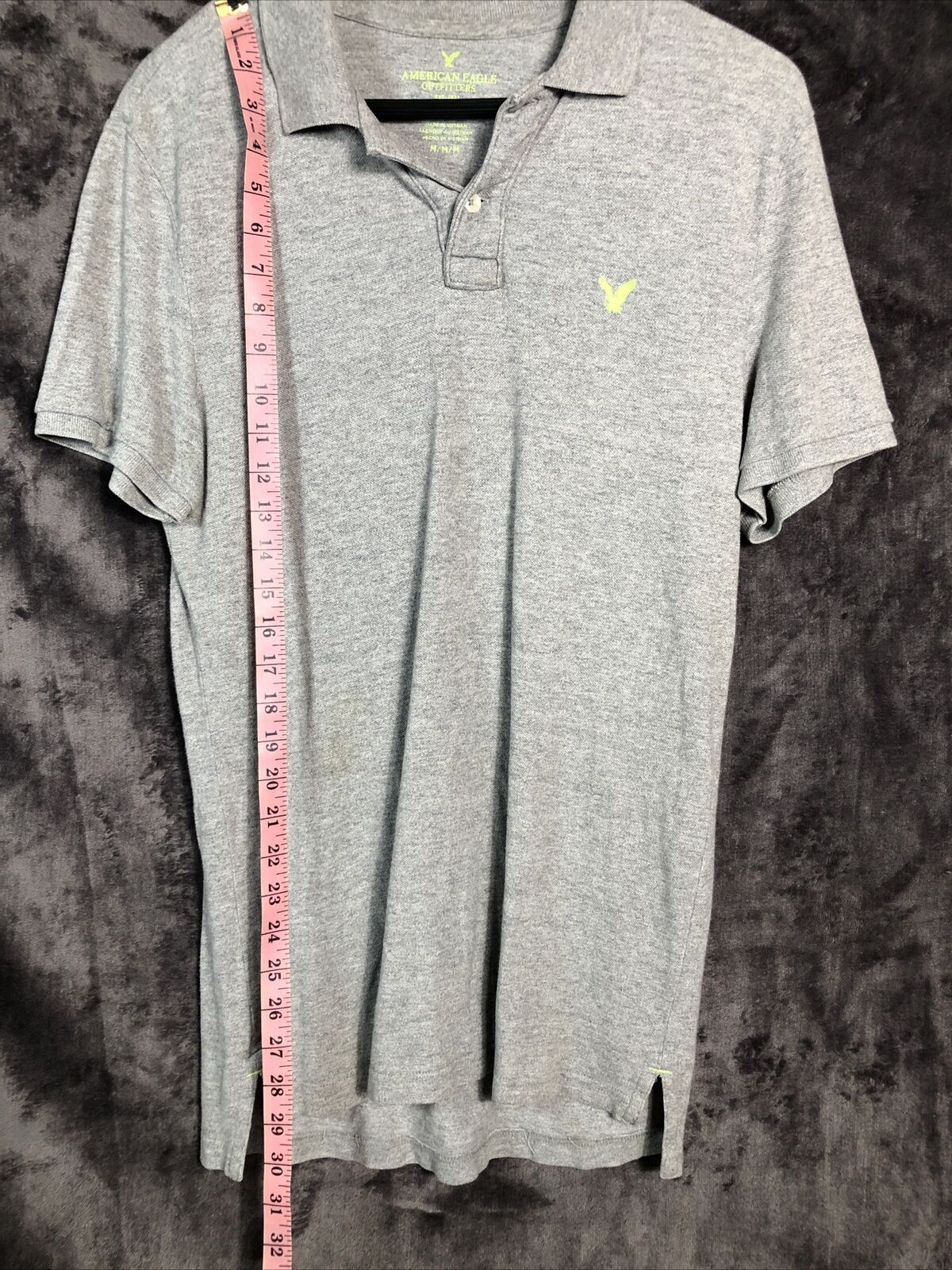 American Eagle Polo Gray Green Size M