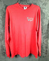 Simply Southern Womens Shirt Faithful Girl Long Sleeve T-Shirt Coral Medium