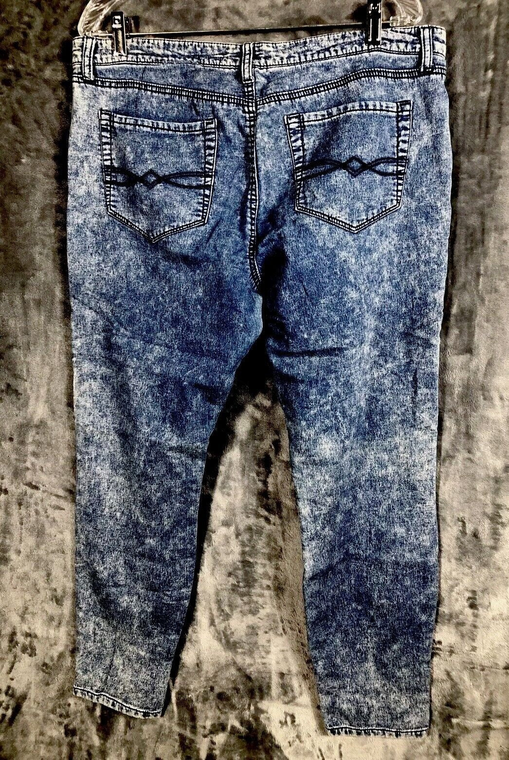 Vintage Mudd Womans Jeans Acid Wash Denim Pants Size 14