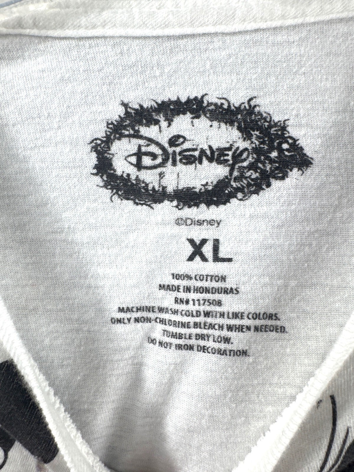 Vintage Mickey Mouse Shirt Allover Print Short Sleeve T-Shirt L Disney