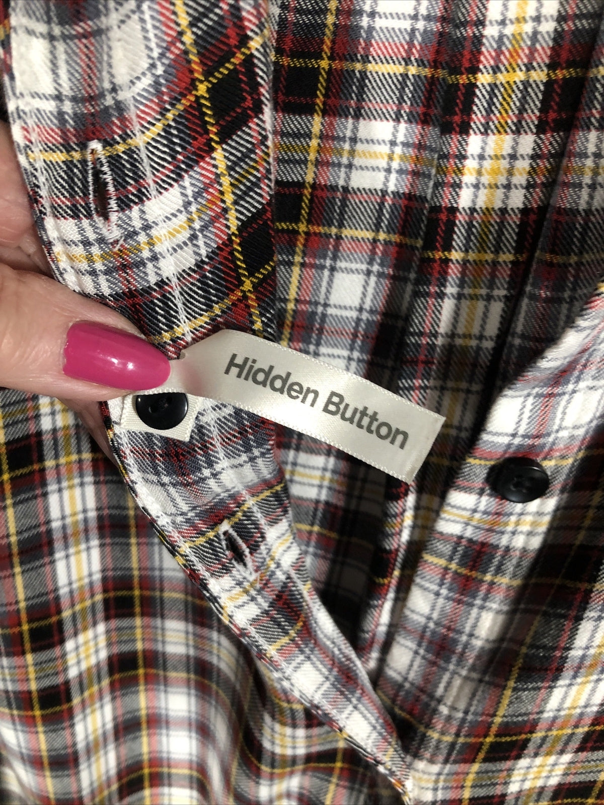 Terra Sky Woman’s Shirt  Button Down Long Sleeve Adult Size 1X