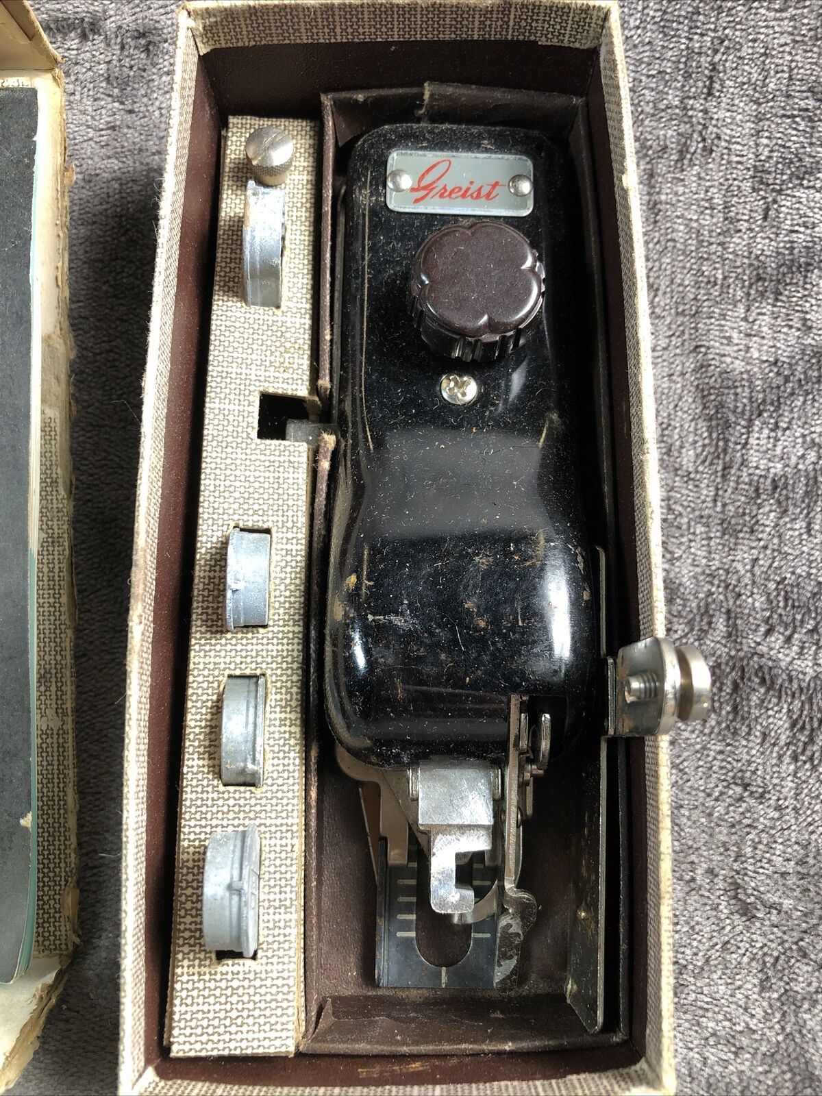 Greist Products Rotary Button Holder Vintage